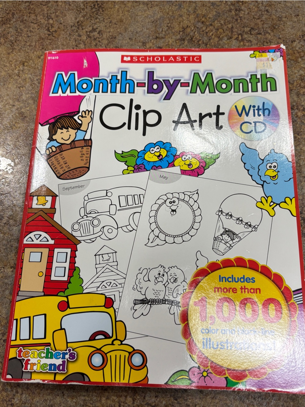 Scholastic Clip Art Book -CD not included